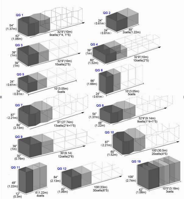 जस्ती लोहे की तार रक्षा गढ़ बाधा प्रणाली 3.0mm 50x50mm 1