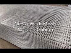 जस्ता-एल्यूमीनियम मिश्र धातु वेल्डेड गेबियन - 275 ग्राम/एम2 अत्यधिक मौसम प्रतिरोध के लिए कोटिंग