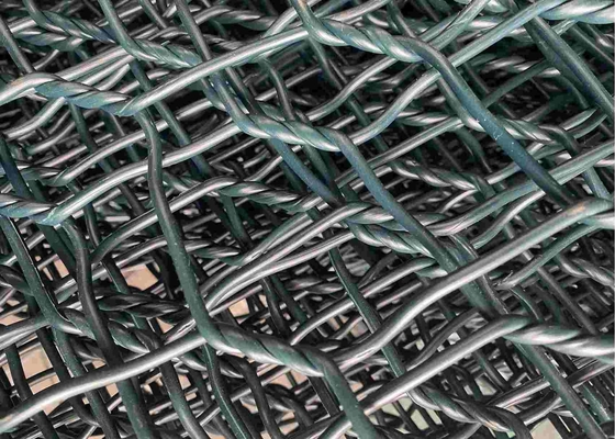 रिवरवे प्रोटेक्शन के लिए 2.7mm 80mmx100mm PVC कोटेड गेबियन वायर मेश