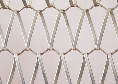 धातु लिंक सजावटी तार जाल पर्दे के लिए सर्पिल सजावटी नेट