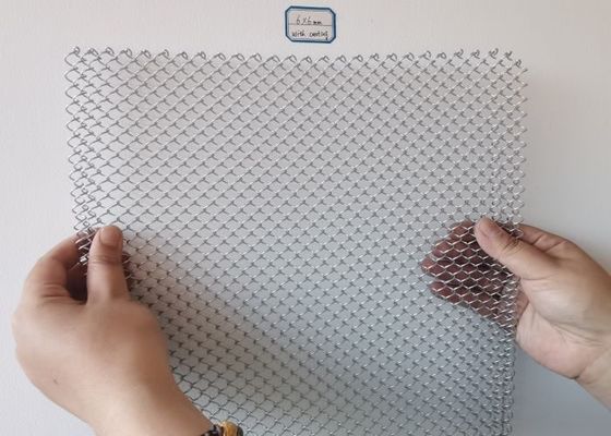 सीलिंग डिवाइडर एल्युमिनियम चेन लिंक परदा 4mm 5mm 6mm मेटल डेकोरेटिव