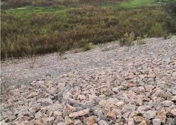क्षरण नियंत्रण के लिए 4 मिमी हेक्सागोनल गैल्वेनाइज्ड गैबियन मेष