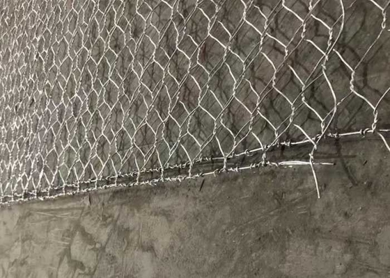 मेष आकार 60x80 मिमी रेनो गेबियन गद्दा उच्च शक्ति के लिए समर्थन संरचनाओं