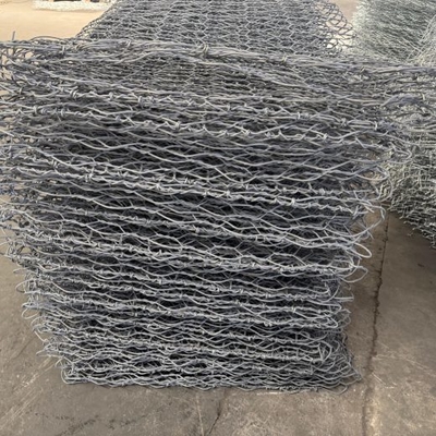 तटीय सुरक्षा के लिए जस्ती स्टील के गैबियन बास्केट 1m x 1m x 1m