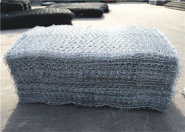 2x1x0.5m जस्ती स्टील हेक्सागोनल वायर गाबियन मेष 100x120mm 230g/m2
