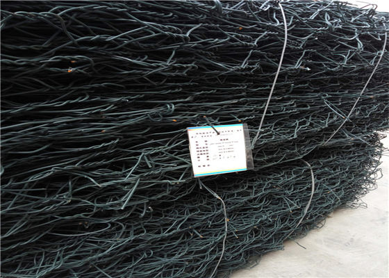 बाढ़ नियंत्रण और जमीन के आंदोलन के लिए संक्षारण प्रतिरोधी पीवीसी लेपित गेबियन गद्दा