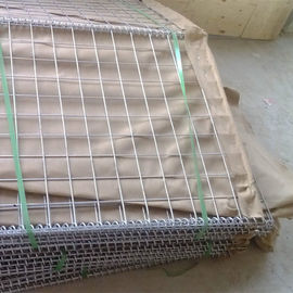 आईएसओ सैन्य रक्षात्मक गढ़ बाधा / 3-6 मिमी तार व्यास के लिए वेल्डेड गेबियन बॉक्स