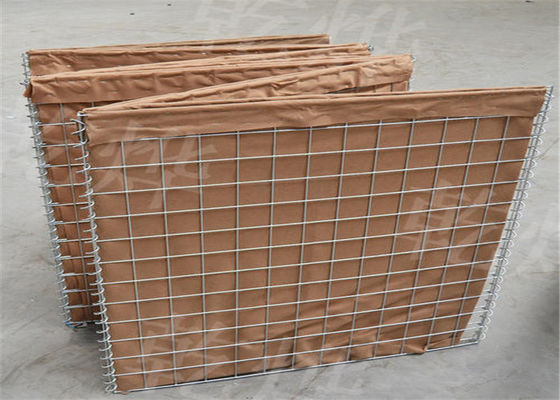 जस्ती लोहे की तार रक्षा गढ़ बाधा प्रणाली 3.0mm 50x50mm