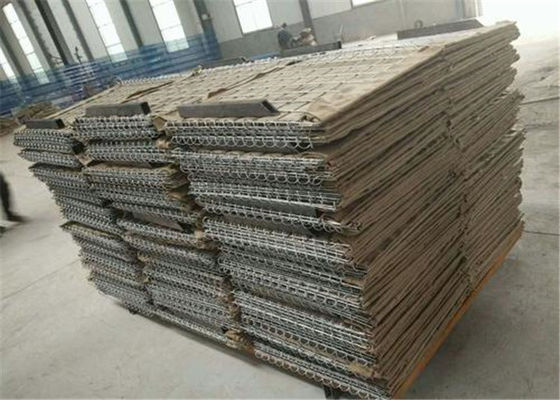 रक्षात्मक 76.2x76.2mm रक्षात्मक सैन्य गढ़ दीवार गर्म डुबकी जस्ती