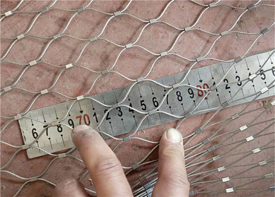 1.2 मिमी तार ओडी स्टेनलेस स्टील फेरुल तार रस्सी जाल